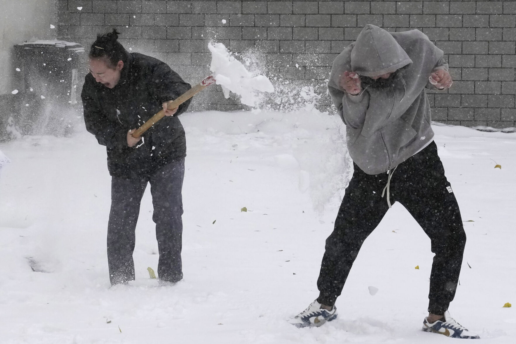 APTOPIX China Snow
